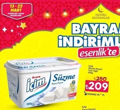 İÇi̇M Süzme Beyaz Peynir 900G