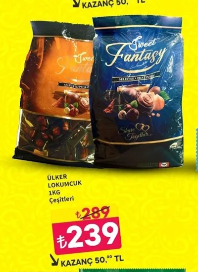 Ülker Lokumcuk 1 Kg Çeşitleri