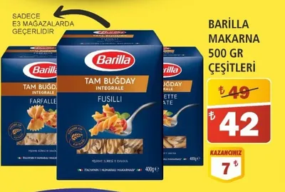 Barilla Makarna 500 Gr Çeşitleri