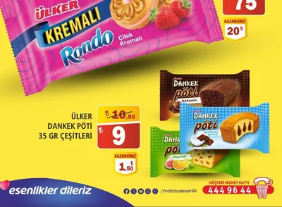 Ülker Dankek Pöti 35 Gr Çeşitleri