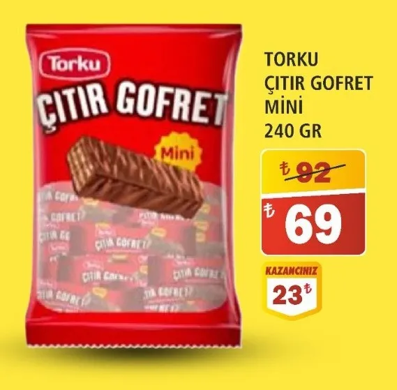 Torku Çıtır Gofret Mini 240 Gr