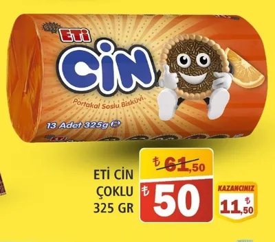Eti Cin Çoklu 325 Gr