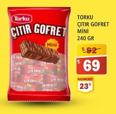 Torku Çıtır Gofret Mini 240 Gr