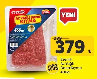 Esenlik Az Yağlı Dana Kıyma 400G