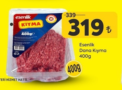 Esenlik Dana Kıyma 400G