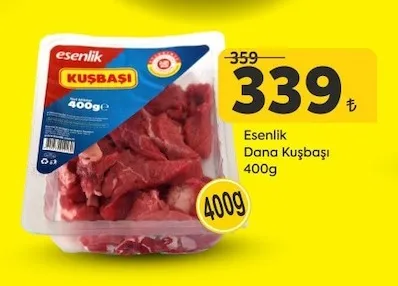 Esenlik Dana Kuşbaşı 400G