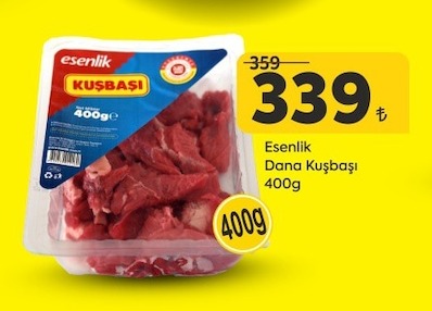 Esenlik Dana Kuşbaşı 400G