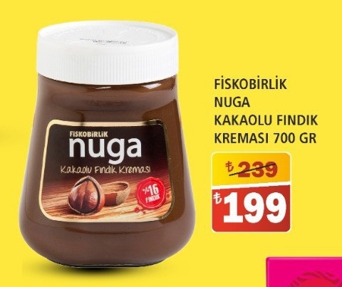 Fiskobirlik Nuga Kakaolu Findik Kremasi 700 Gr