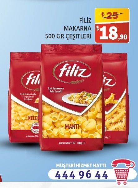 Filiz Makarna 500 Gr Çeşitleri