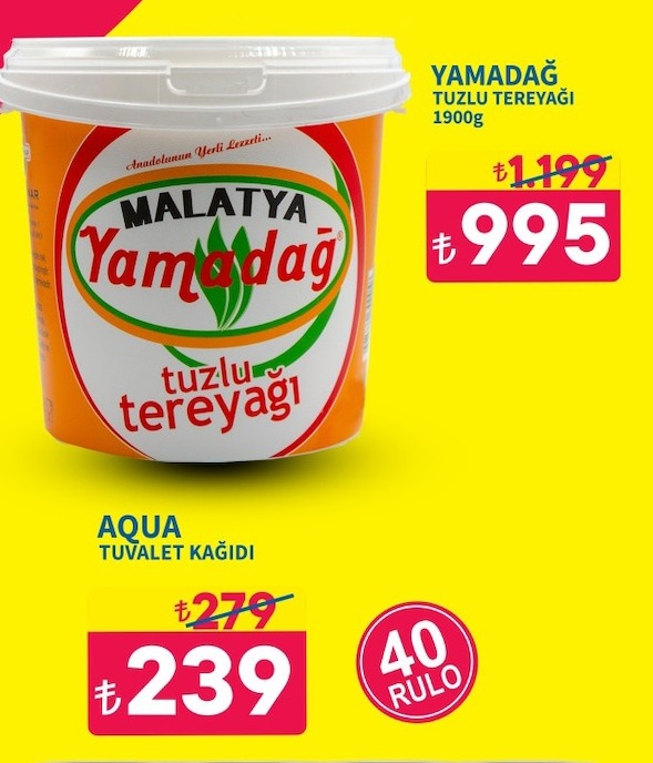 Yamadağ Tuzlu Tereyağı 1900G