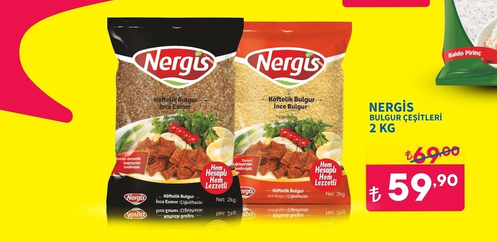 Nergis Bulgur Çeşitleri 2 Kg