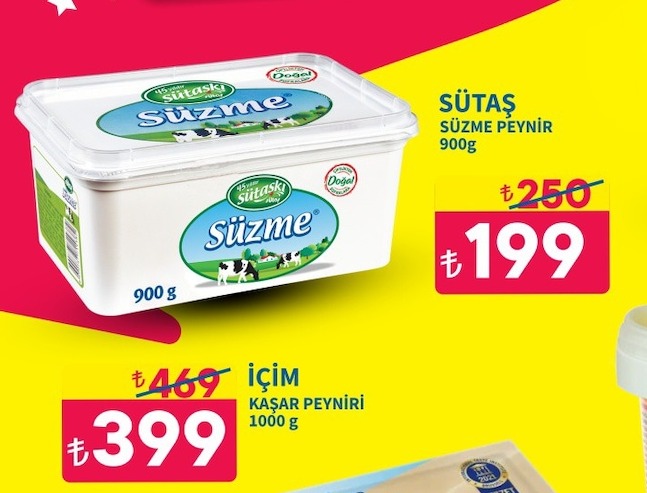 Sütaş Süzme Peynir 900G