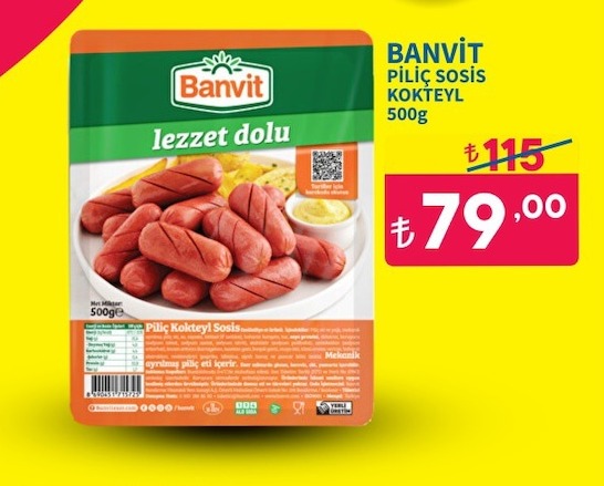 Banvit Piliç Sosis Kokteyl 500G