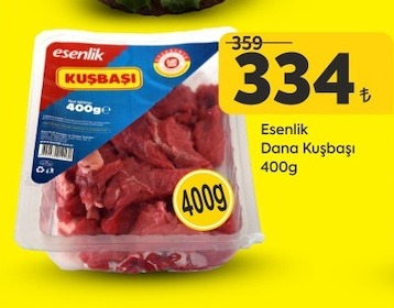 Esenlik Dana Kuşbaşı 400G