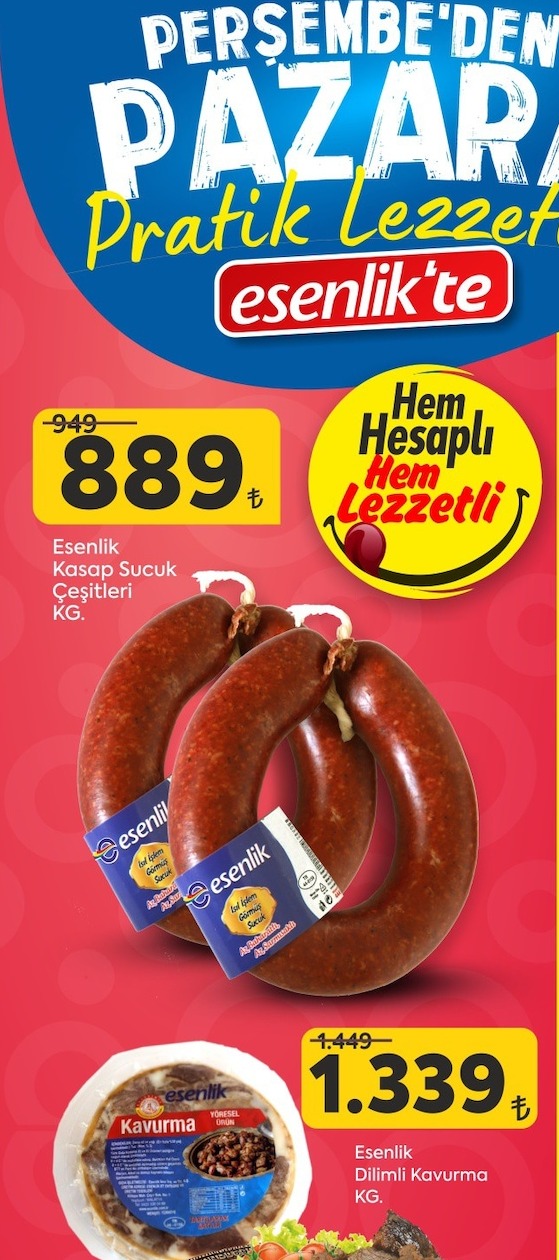 Esenlik Kasap Sucuk Çeşitleri Kg