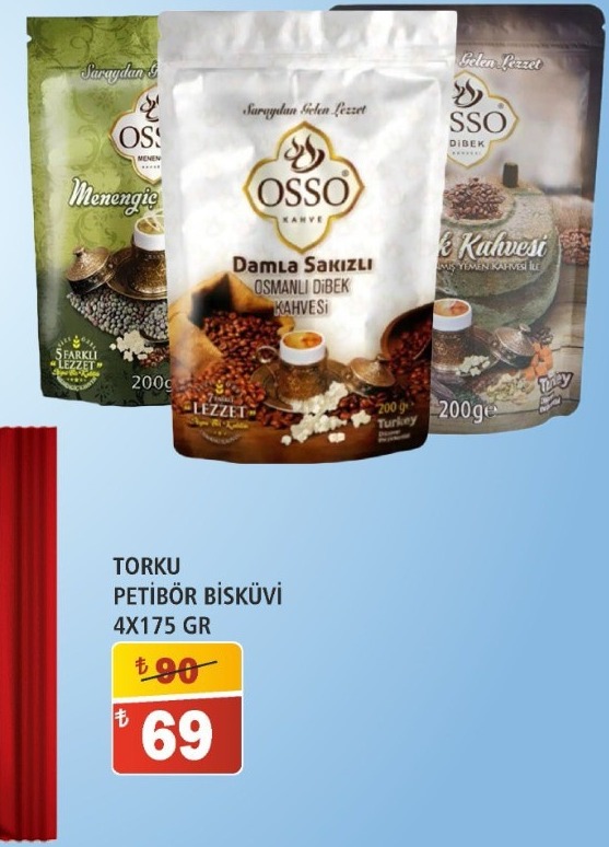 Torku Petibör Bisküvi 4X175 Gr