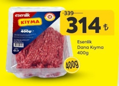 Esenlik Dana Kıyma 400G
