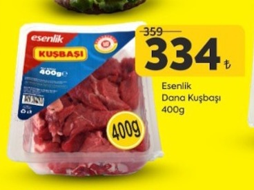 Esenlik Dana Kuşbaşı 400G