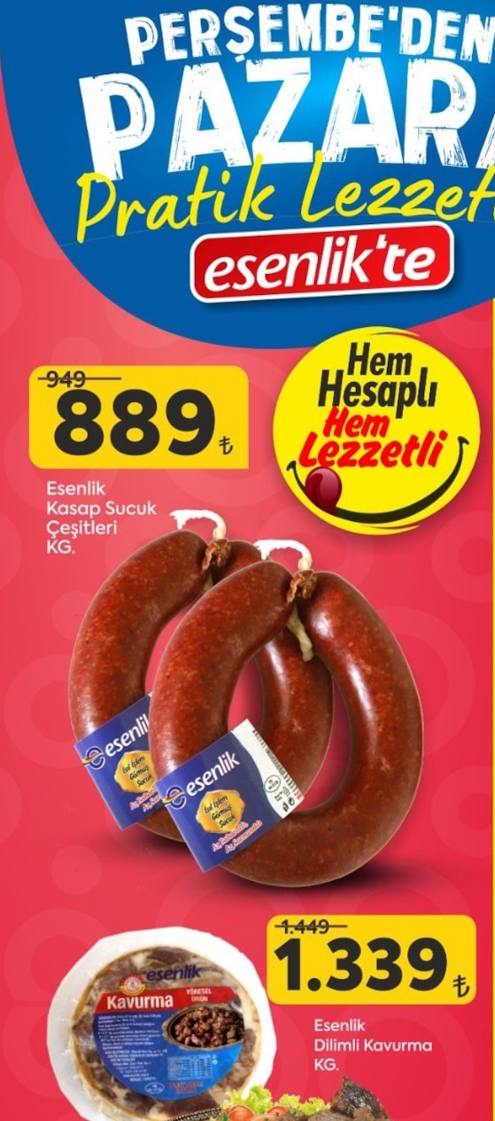 Esenlik Kasap Sucuk Çeşitleri Kg