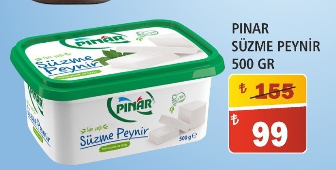 Pinar Süzme Peynir 500 Gr