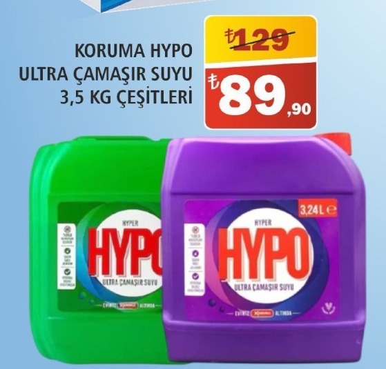 Koruma Hypo Ultra Çamaşır Suyu 3,5 Kg Çeşitleri