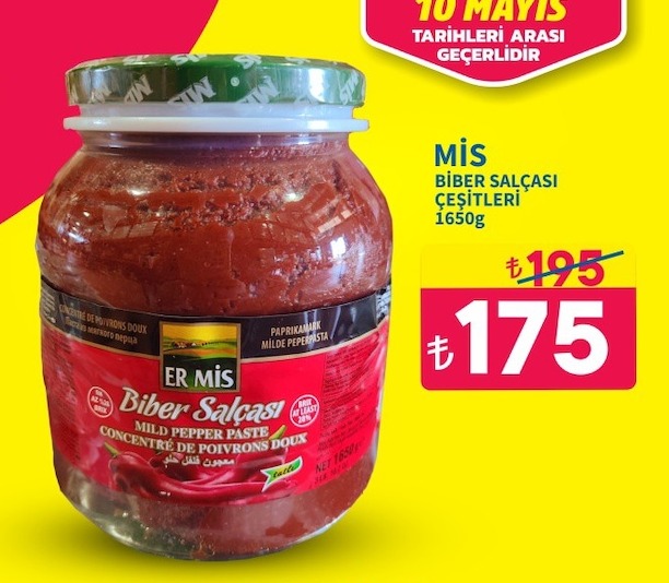 Biber Salçası Çeşitleri 1650G
