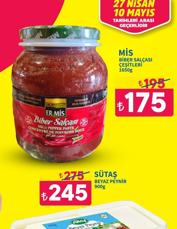 Mis Biber Salçası Çeşitleri 1650G