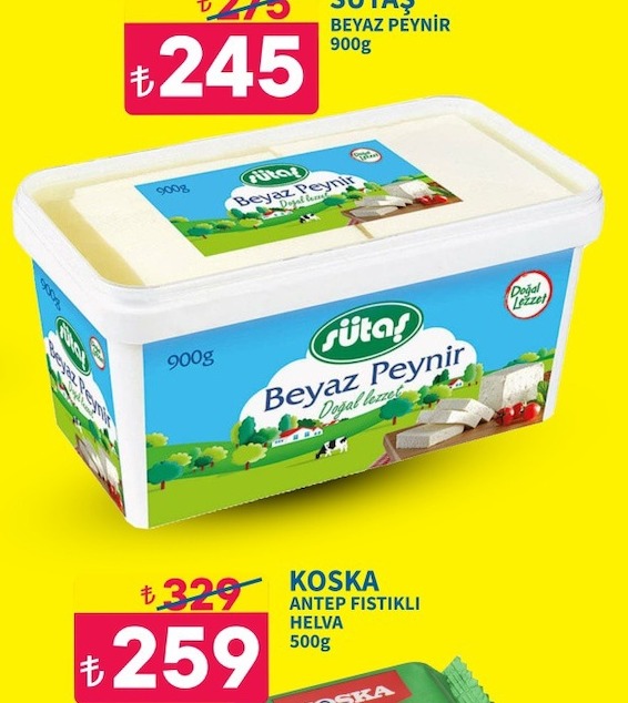 Sütaş Beyaz Peynir 900G
