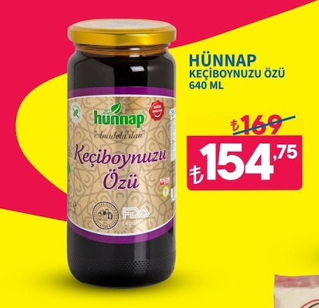 Hünnap Keçiboynuzu Özü 640Ml