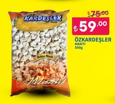 Özkardeşler Mantı 500G