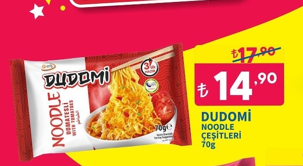 Dudomi Noodle Çeşitleri 70G