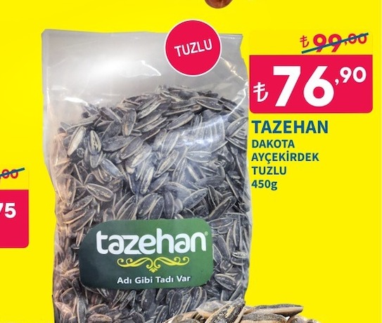 Tazehân Dakota Ayçekirdek Tuzlu 450G