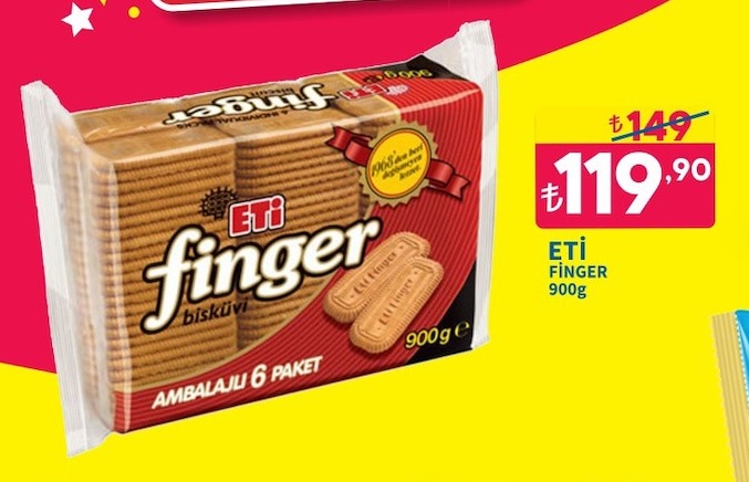 Eti Finger Bisküvi 900G