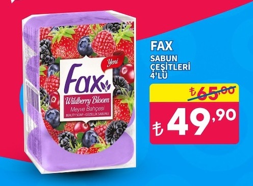 Fax Sabun Çeşitleri 4'Lü