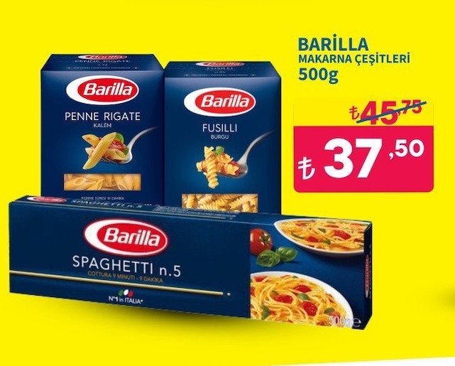 Barilla Makarna Çeşitleri 500G