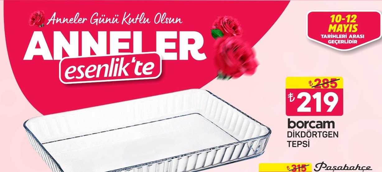 Borcam Dikdörtgen Tepsi
