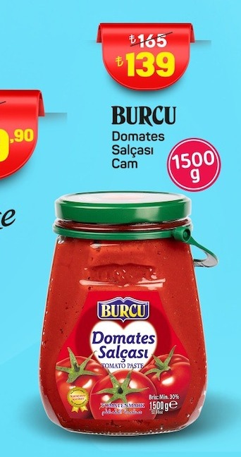Burcu Domates Salçası 1500G