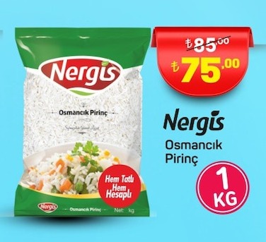 Nergis Osmancik Pirinç 1Kg