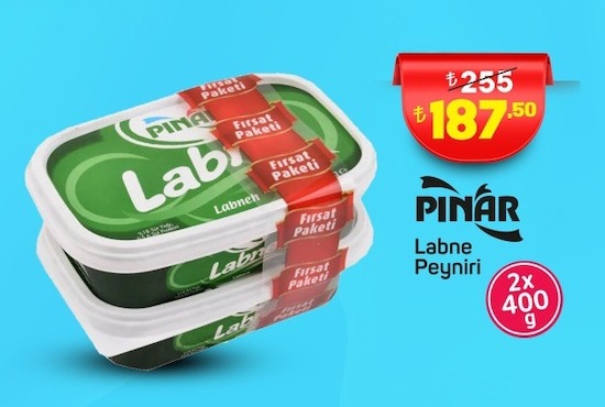 Pınar Labne Peyniri 2X400G