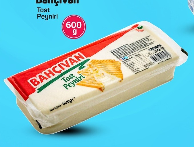 Bahçıvan Tost Peyniri 600G