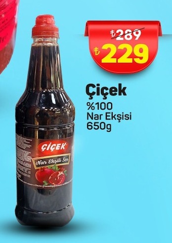 Çiçek Nar Ekşisi Sos 650G