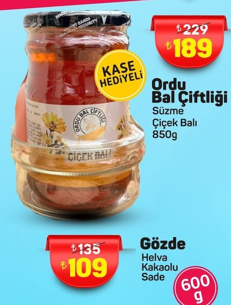 Ordu Bal Çiftliği Süzme Çiçek Balı 850G