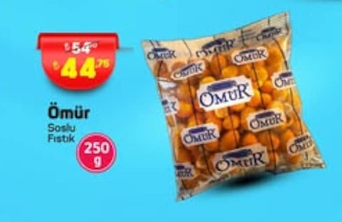 Ömür Soslu Fıstık 250G