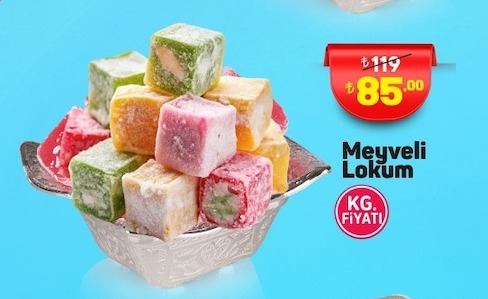Meyveli Lokum 1Kg