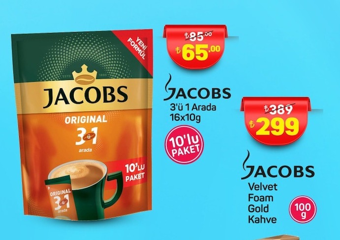 Jacobs 3'Ü 1 Arada 16X10 G