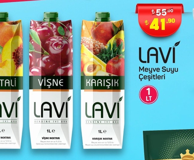 Lavi Vişne Nektarı 1 Lt