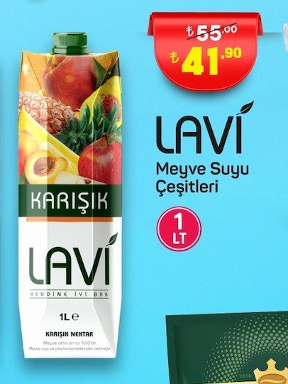Lavi Karışık Nektarı 1 Lt