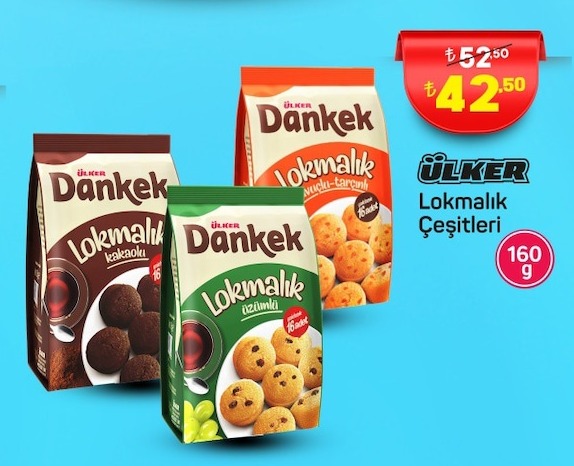 Ülker Dankek Lokmalık Çeşitleri 160G
