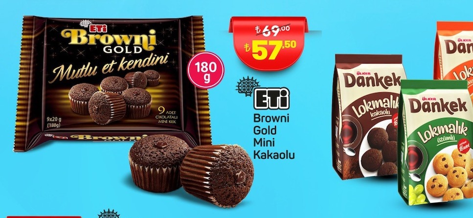 Eti Browni Gold Mini Kakaolu 180G