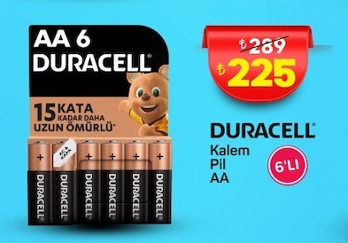 Duracell Kalem Pil Aa 6'Lı